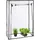 1,5 x 1,0 x 0,5 m transparent/schwarz