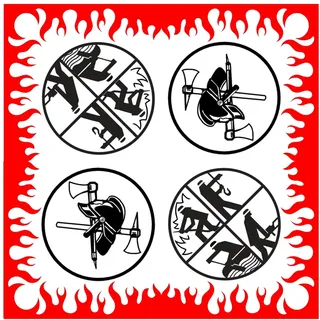 ornamensa 50 Servietten Softpoint 38x38cm Feuerwehr