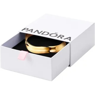 Pandora Organisch Geformter Breiter Offener Armreif Goldfarben 563302C00 Größe 16 cm