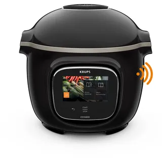 Krups Cook4Me Touch Multikocher Kunststoff, 6 liters, Schwarz