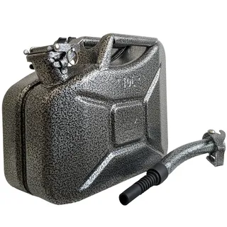 Baumarktplus Metallkanister Snakeoptik 10 Liter grün/schwarz/silberfarben