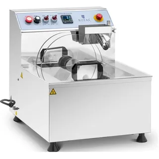 Royal Catering Schokoladen-Temperiergerät Edelstahl 750 W 8 l - Schokoladenschmelzgeräte