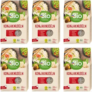 6 x 250g dmBio Nudeln, Konjaknudeln