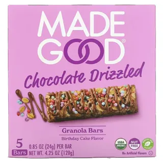MadeGood Müsliriegel Birthday Cake bio (5St)