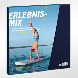 JOCHEN SCHWEIZER Geschenkbox Erlebnismix, Erlebnisgeschenk für 1 Person, freie Erlebnis-Auswahl an ca. 1100 Orten