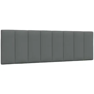 vidaXL Kopfteil-Kissen Dunkelgrau 160 cm Stoff