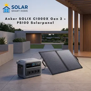 Anker SOLIX C1000X Gen2 1024Wh 2000W inkl. Solarpanel