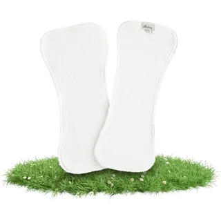 Hinzling Booster Onesize (36 x 14 cm) – 3-lagiger Saugkraftverstärker für Stoffwindeln – Waschbare, hautfreundliche Windeleinlagen aus Bio-Baumwolle – Oekotex Standard 100 zertifiziert