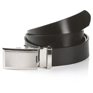 Monti Herrengürtel Leder 3,5 cm schwarz 120