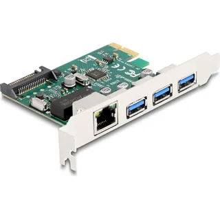 DeLock 90105 PCI-Express Karte RJ45, USB-A USB 3.2 Gen 1 PCIe