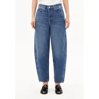 ARMEDANGELS Damen Barrel Jeans recycelte Baumwolle BAARLY Jeansblau, 32/32