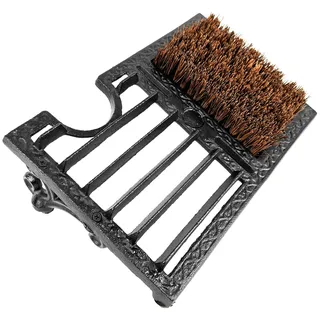 Relaxdays Schuhabstreifer mit Schuhauszieher Braun,Schwarz