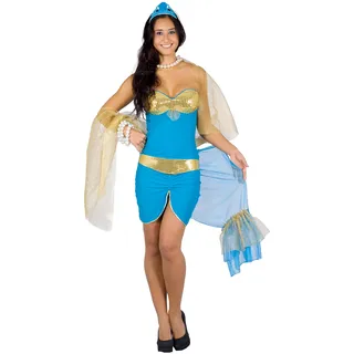 Fiori Paolo - 26435.M - Meerjungfrau Kostüm Erwachsene, türkis, Größe 42-44