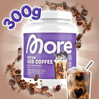 MORE Nutrition More Protein Iced Coffee Dark Cookie Crumble Pulver 300 g