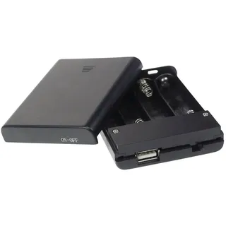 VELLEMAN BH341USB Batteriebox 4x Mignon (AA) (L x B x H) 60 x 20 x 80 mm