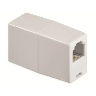 goobay RJ11 Buchse/Buchse Weiß