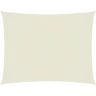 vidaXL Sonnensegel Oxford-Gewebe Rechteckig 6x7 m Creme