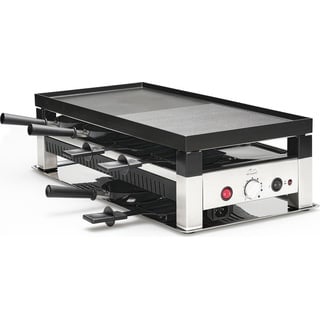 Solis 5 in 1 Table Grill, Racletteofen, Silber