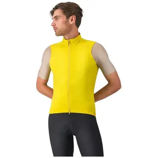 Castelli Espresso 2 Windweste gelb Mango - L
