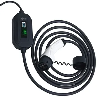 Revolt E Auto Ladekabel: Tragbares EV-Ladekabel für E-Autos, Typ 2 auf 230 V, 3,6 kW, 5 m, IP55 (Elektroauto, 230 Volt für, Mobile Ladestation)