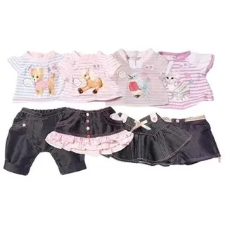 ZAPF 817612 BABY born® Deluxe Outfits mit Tiergeräuschen