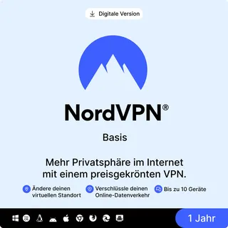 Nordvpn Basis 1 Jahr 10 Geräte Win