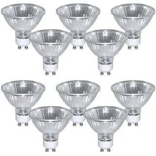 NCC-Licht 10 x Reflektor PAR20 75W GU10 230V warmweiß dimmbar flood 25°