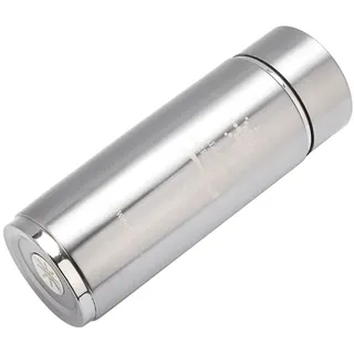Alkalische Flasche Nano-Energieflasche aus Rostfreiem Stahl, Alkalische Wasserflasche, Tragbar, Nano-Balance, Bio-Energie, Lonizer Cup Flask (Silber) (Silber)