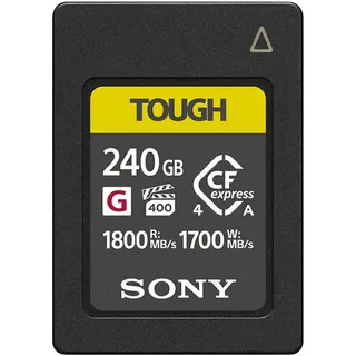 Sony CFexpress 240GB Typ A Tough 1700MB/s | 25,00€ Sommer Cashback 274,00€ Effektivpreis