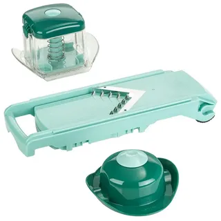 Genius Gemüsehobel Nicer Dicer Fusion Slicer, (passend zum Nicer Dicer Fusion), Verstellbarer Hobel mit V-Klinge aus Edelstahl