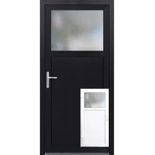 PANTO K504 links 98 x 198 cm weiß/anthrazit