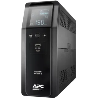 APC Back UPS PRO BR1600SI 1600VA, 8x C13, AVR, Display, Überspannungsschutz