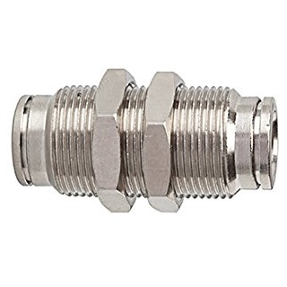 Riegler Gerade Schott-Steckverbindung »metallica M14x1,0, Messing vern.