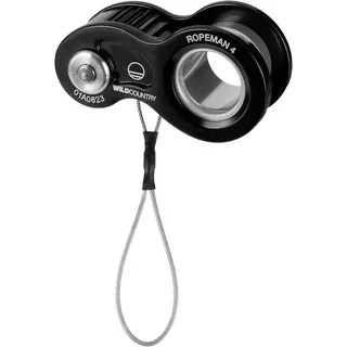 Wild Country Ropeman 4 Riemenscheibe - Black - One Size