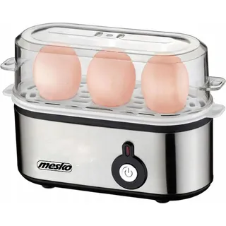 Mesko MS 4485 3 Eier + Messbecher Silber