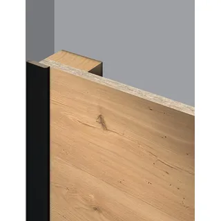 EGGER Abdeckleiste Decowall AL537 schwarz 2 St. 240 x 6 x 2,5 cm