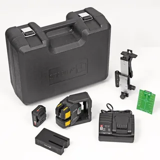 Stabila Kreuzlinien-Lot-Laser LAX 500 G 12V 7-teilig mit Akku Ladegerät