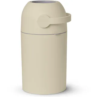 Magic Baby-Windeleimer, patentiertes geruchshemmendes System, verwenden Sie jeden Müllbeutel, einhändiger Freihebel, 1 Rolle Beutel enthalten (beige)