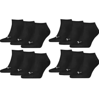 Puma Sneaker Socken Plain 12-Pack schwarz - 43-46