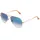 Large Metal RB3025 001/3F 62-14 polished gold/light blue gradient