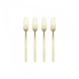 BLOMUS Kuchengabel Stella 4tlg. Edelstahl Beige Champagner