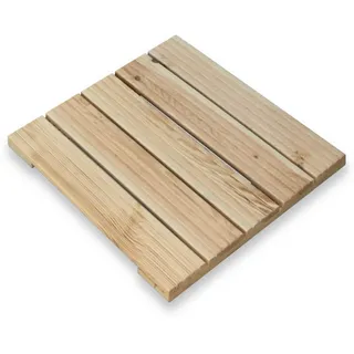 deluke Holzfliese Kiefernholz Braun 47,5 x 47,5 cm 5 St.
