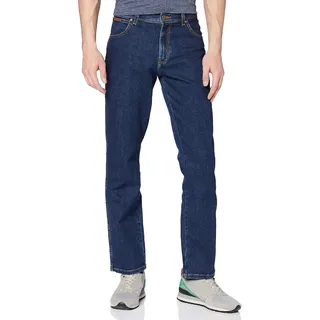 Wrangler Texas Stretch Jeans Dark Stone Blue 33 36