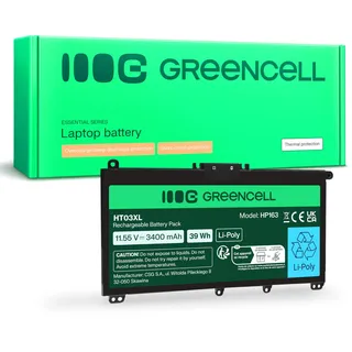 Green Cell® HT03XL Laptop Akku für HP 14-CK0203NG 14-CK1203NG 14-CM0200NG 15-DA0001NG 15-DA0003NG 15-DA0308NG 15-DB0003NG 15-DB0200NG 17-BY0012NG 17-BY0205NG 17-CA0200NG 17-CA0204NG (3400 mAh)