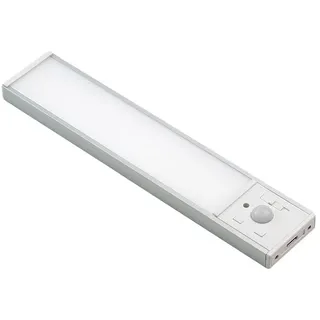 LUXULA LED Unterbauleuchte Akku CCT, IP20, dimmbar Silber 20cm