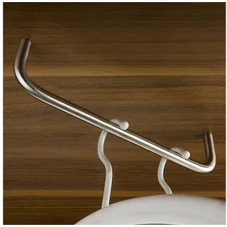 SO-TECH® Garderobenstange NORMA Kleiderstange Durchmesser 12 mm silberfarben Ø 1.2 cm x 19.2 cm