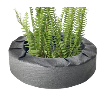 DAWCBVJQ 22cm Schwimminsel Teich Rund Treibende Pflanzinsel Schwimmende Blumeninsel Schwimmender Pflanzkorb Teich Stoff Schwimmend Wassergartenpond Pflanzer Aquatische Blumeninsel Zur Gartendekoration