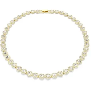 Swarovski Una Angelic Halskette, Rundschliff, Weiß,