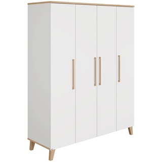 Paidi Kleiderschrank Oscar 164 x 206 cm Dekor Weiß