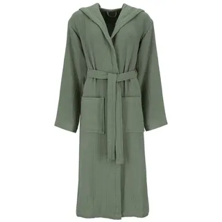 VOSSEN Bademantel Silent S / M Baumwolle Grün